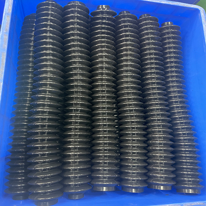 Custom rubber bellows molding production large rubber bellows supplier