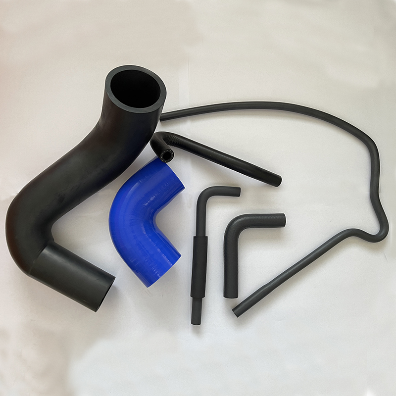 Custom rubber silicone hose textile reinforced rubber fuel hose EPDM Coolant System formed hose Saej30 j20